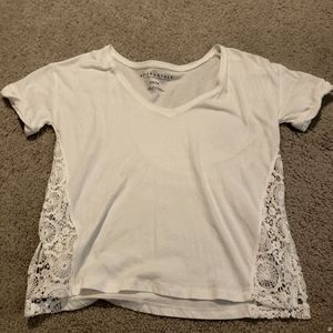 Aeropostale Crochet Side Shirt Size XS